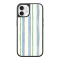 Azure Meadow Stripe iPhone Case