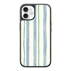 Azure Meadow Stripe iPhone Case