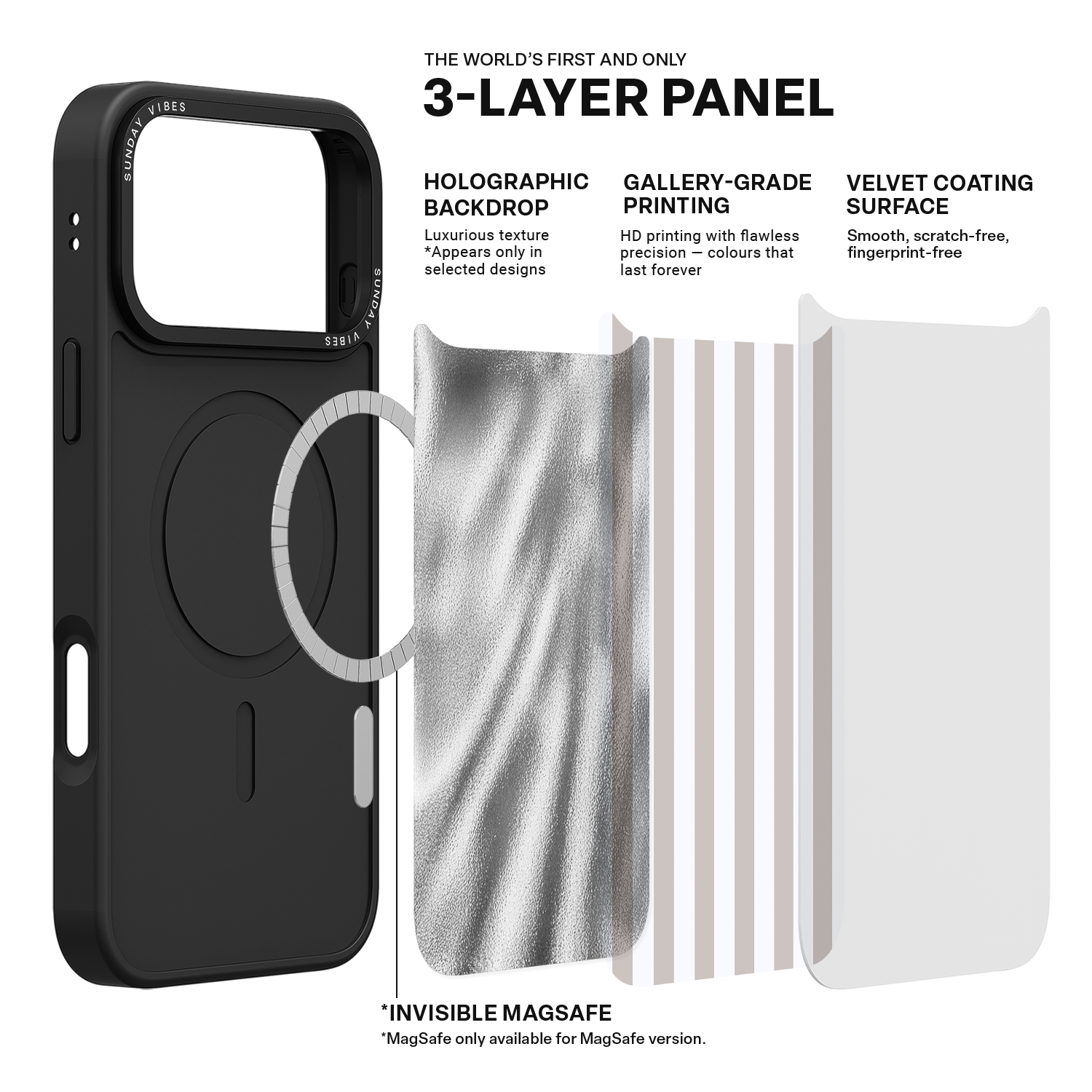 Phantom Stripe iPhone Case