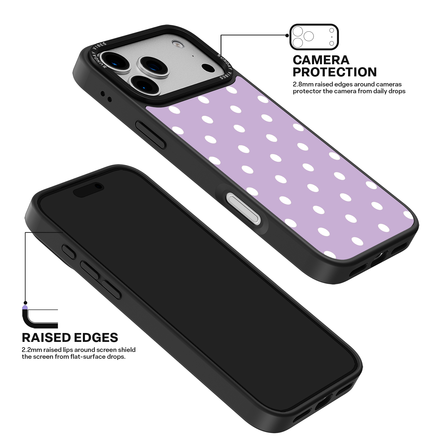 Lavender Pop iPhone Case