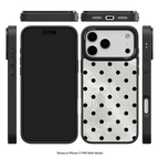 Moon Dust Polka iPhone Case