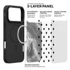Moon Dust Polka iPhone Case