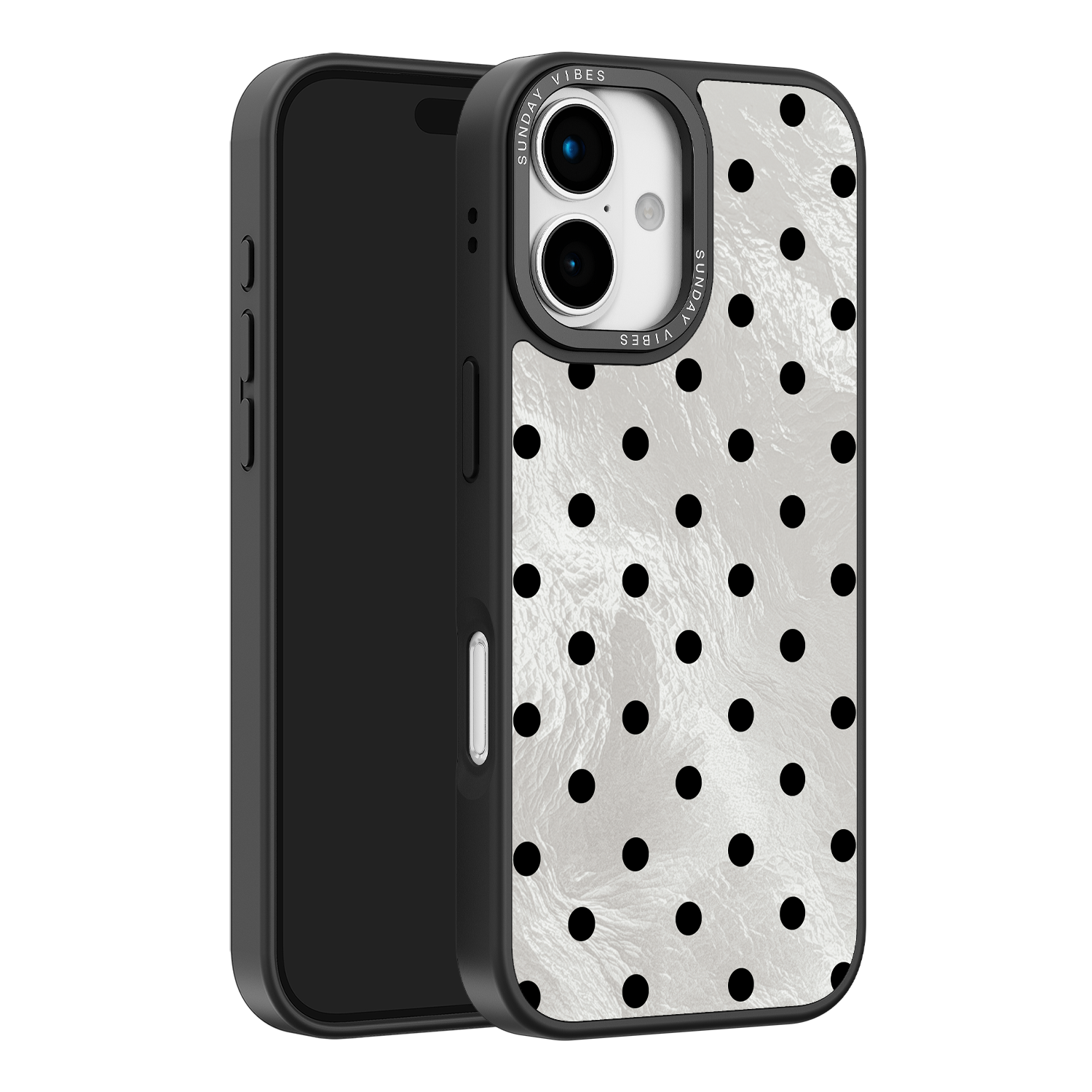 Moon Dust Polka iPhone Case