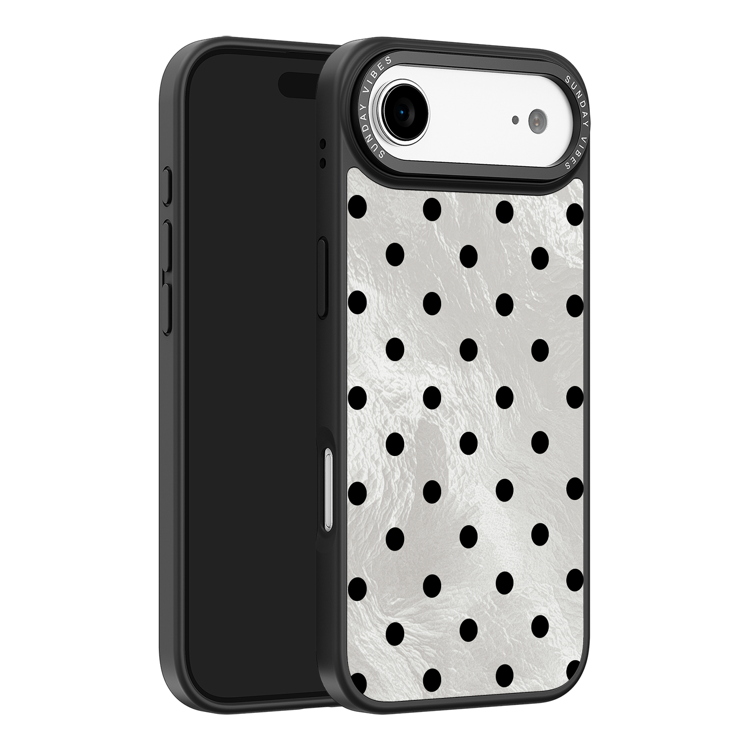 Moon Dust Polka iPhone Case