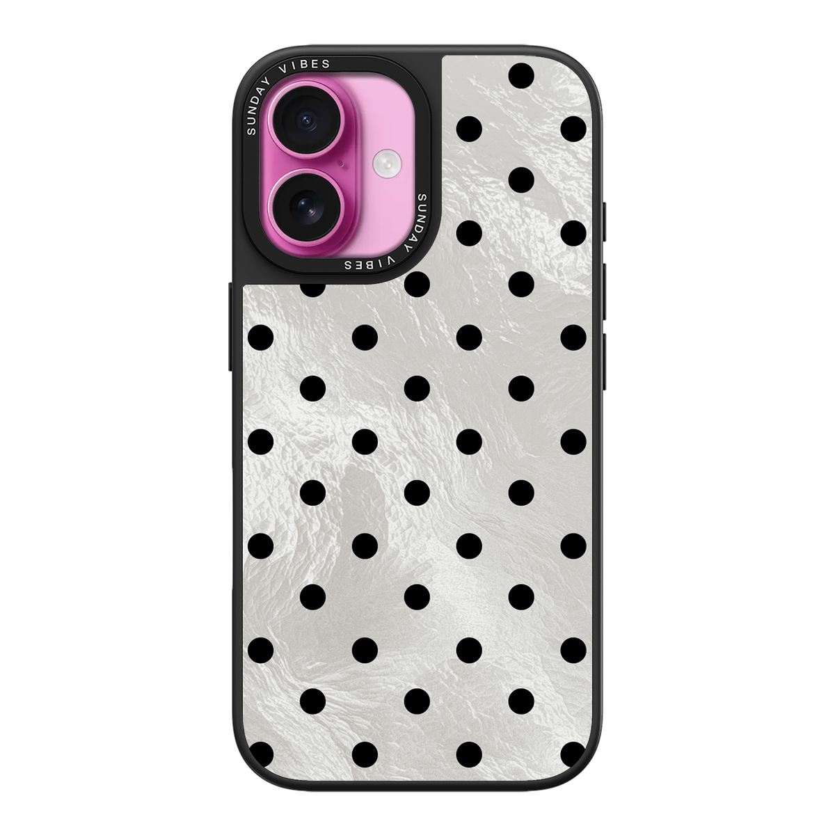 Moon Dust Polka iPhone Case
