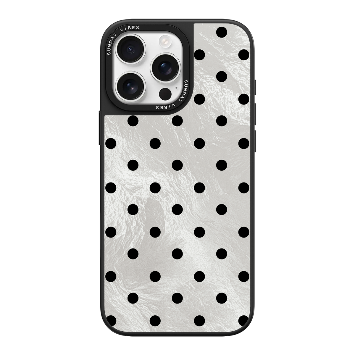Moon Dust Polka iPhone Case