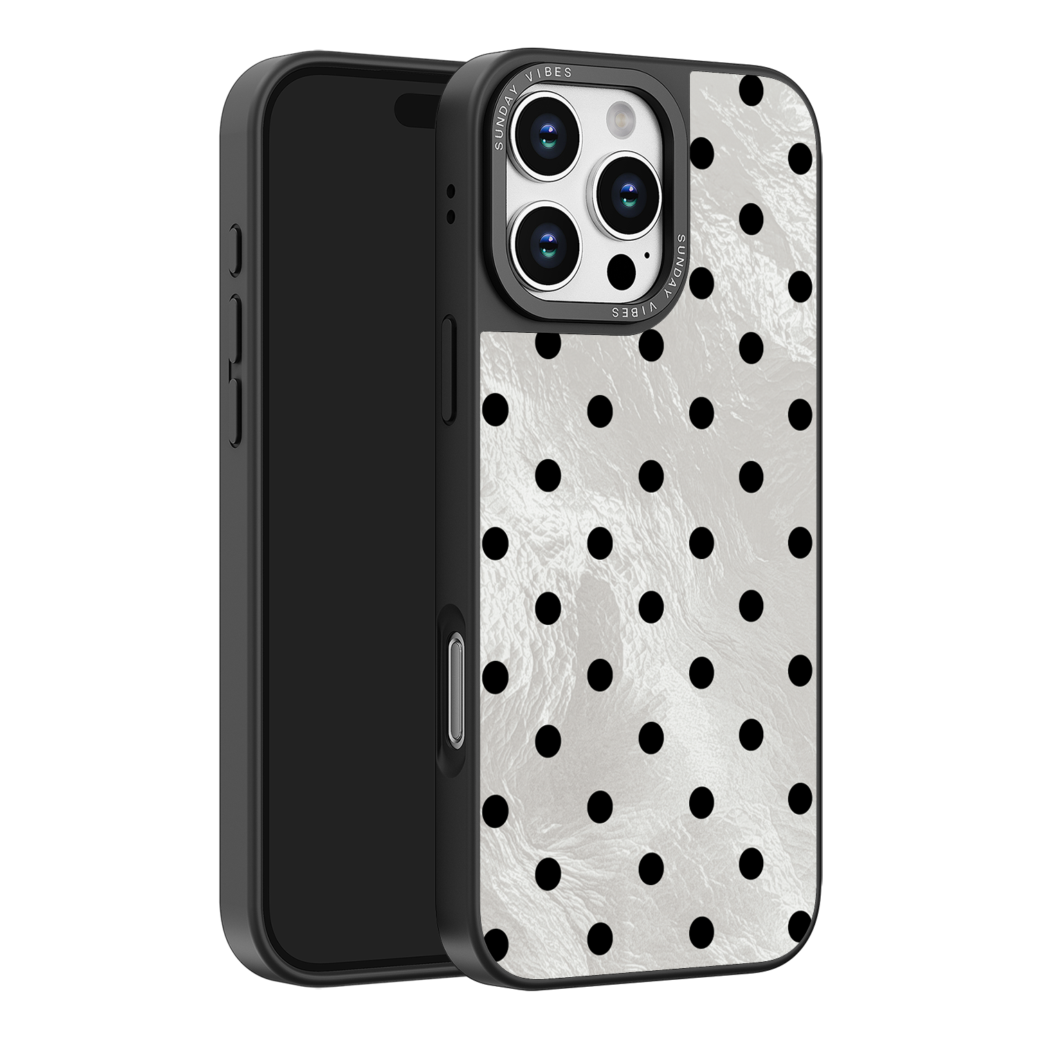 Moon Dust Polka iPhone Case