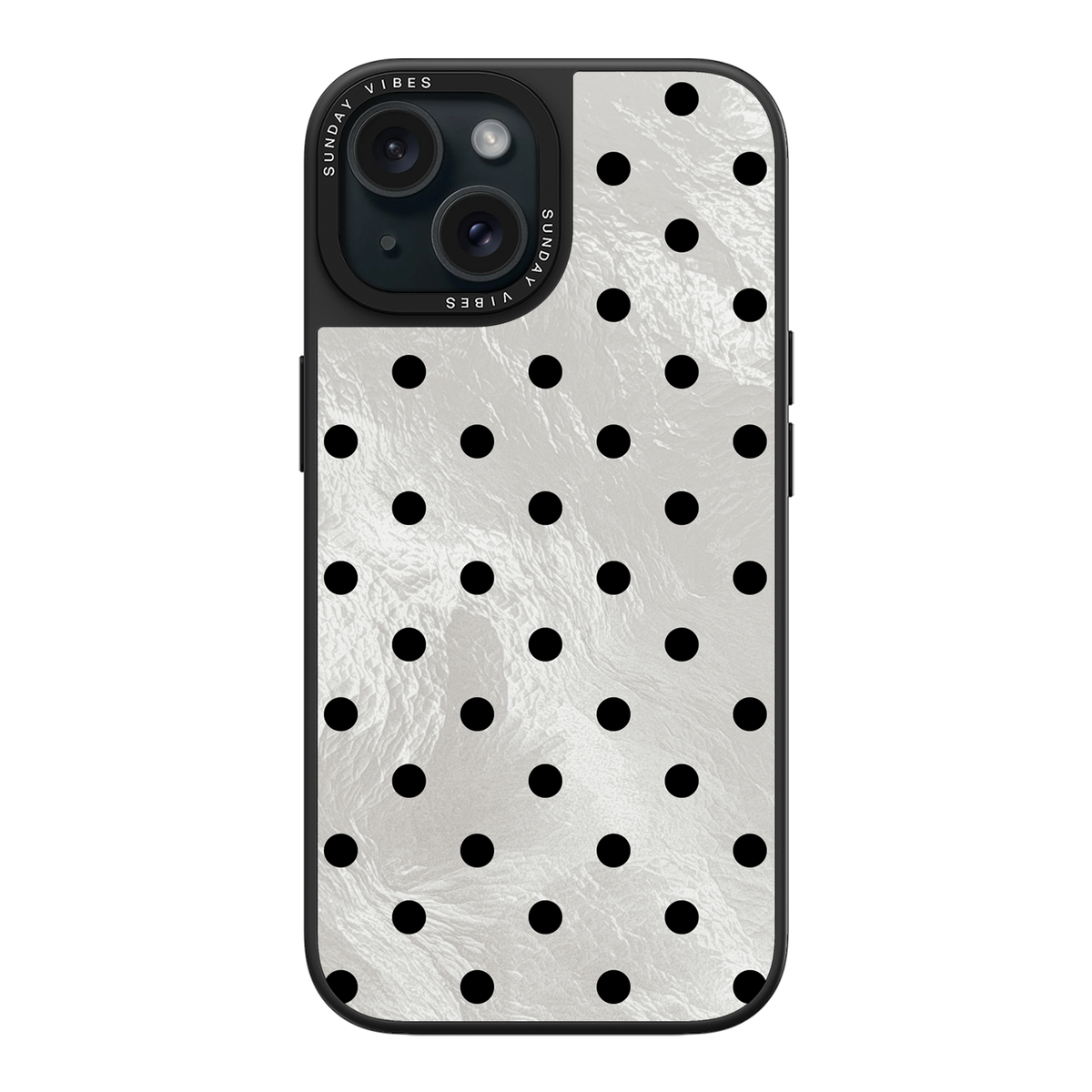 Moon Dust Polka iPhone Case