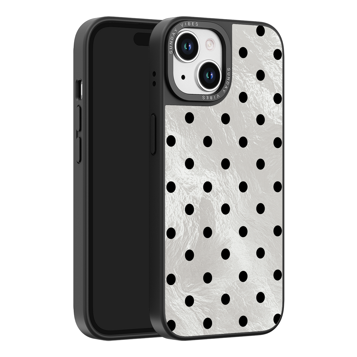 Moon Dust Polka iPhone Case