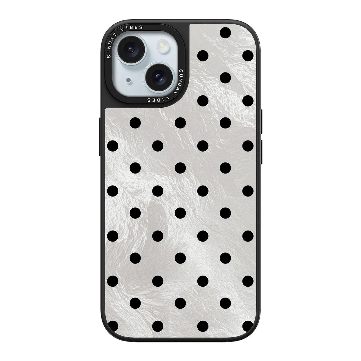 Moon Dust Polka iPhone Case