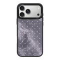 Silver Moon Dots iPhone Case