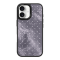 Silver Moon Dots iPhone Case