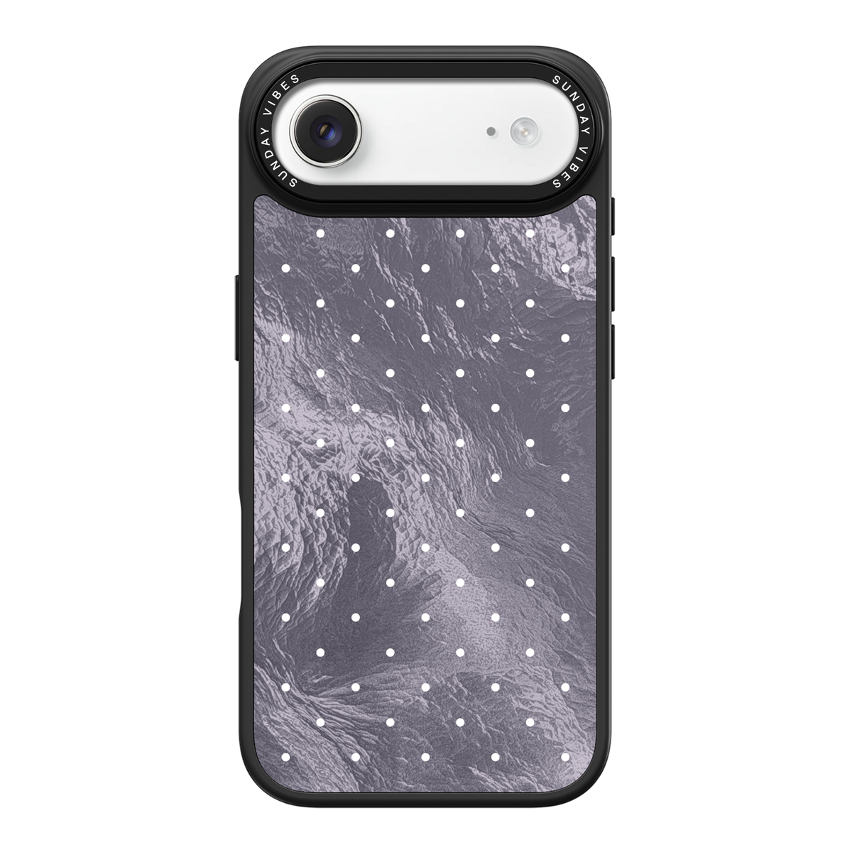 Silver Moon Dots iPhone Case