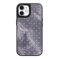 Silver Moon Dots iPhone Case