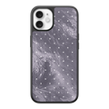 Silver Moon Dots iPhone Case