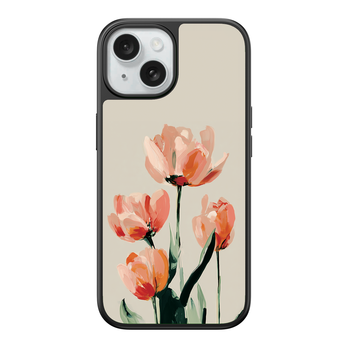 Coral Canvas iPhone Case