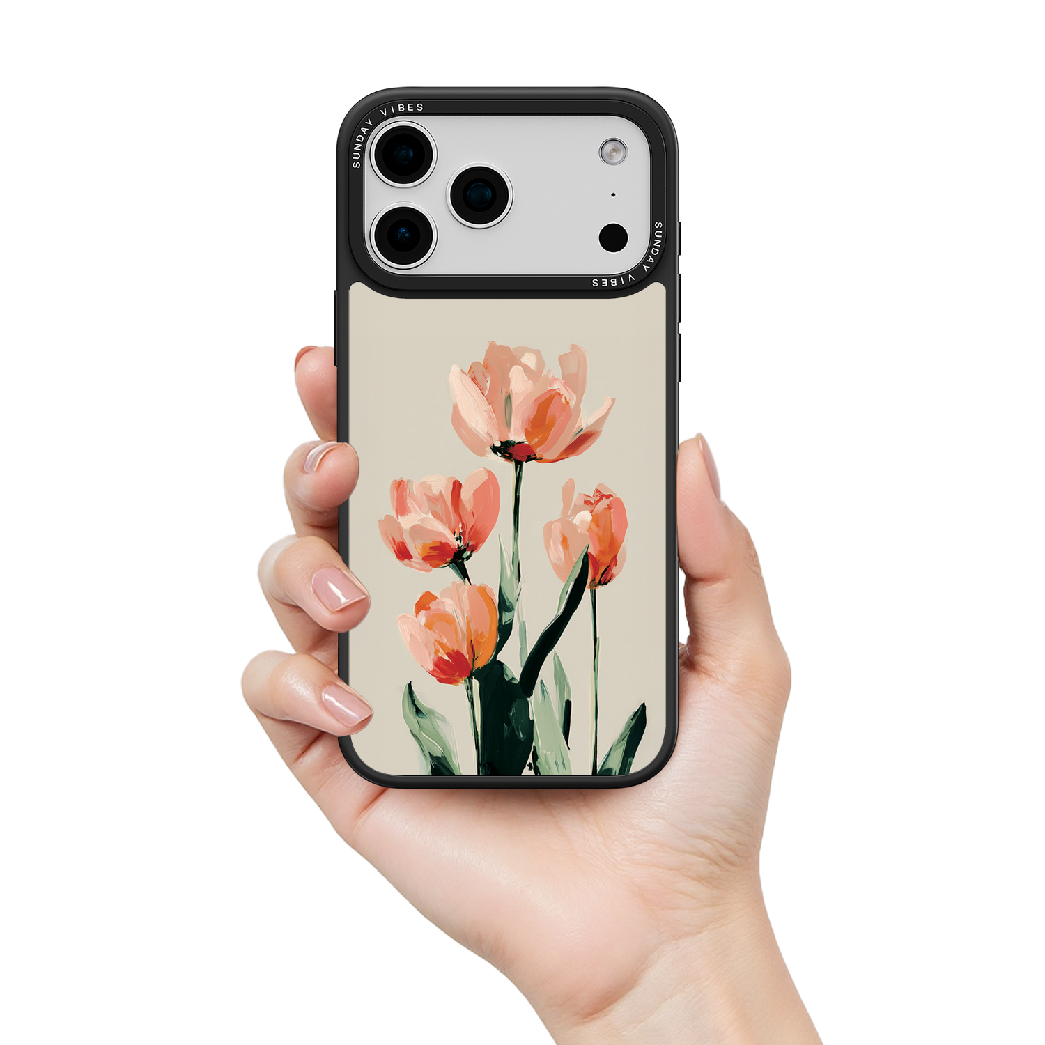 Coral Canvas iPhone Case