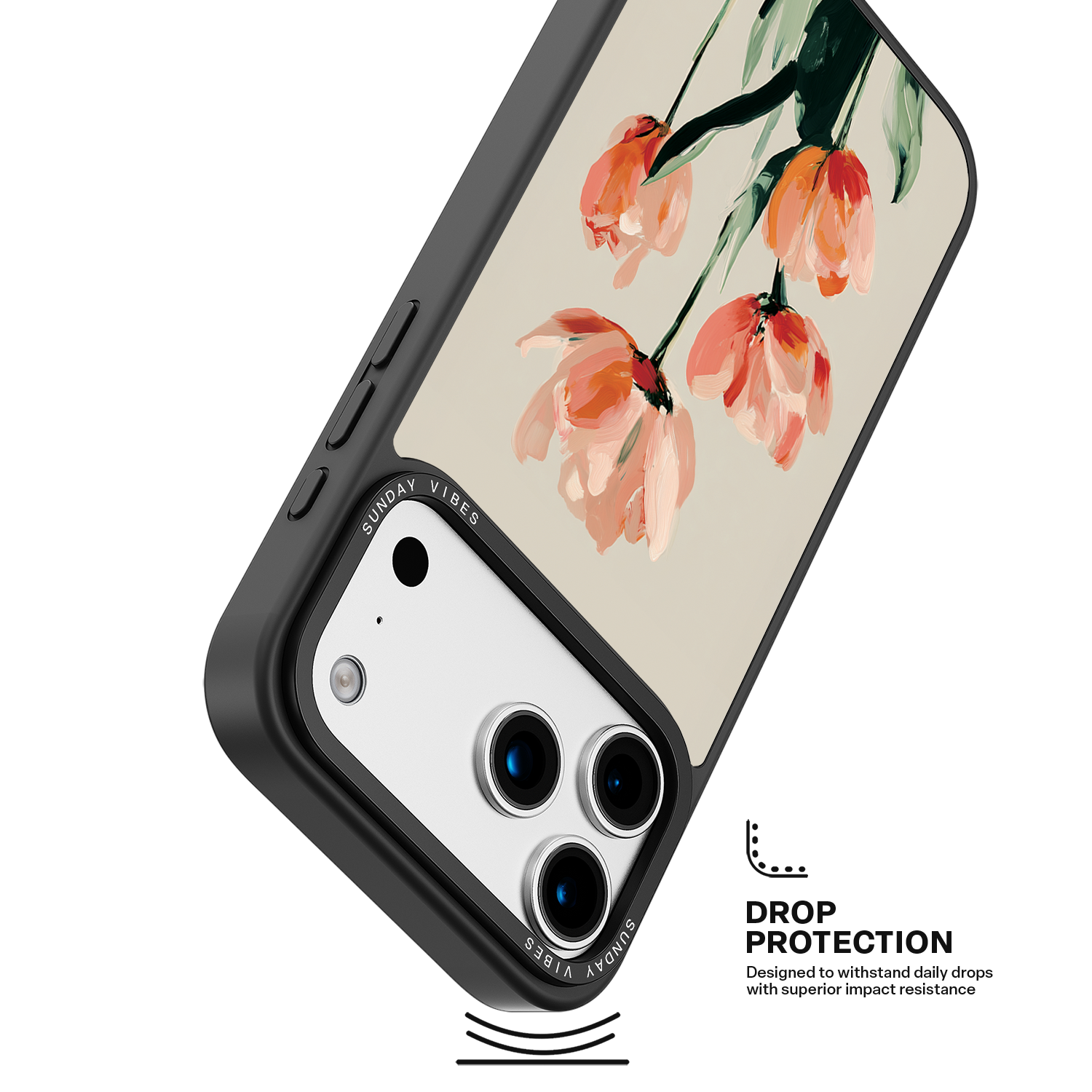 Coral Canvas iPhone Case