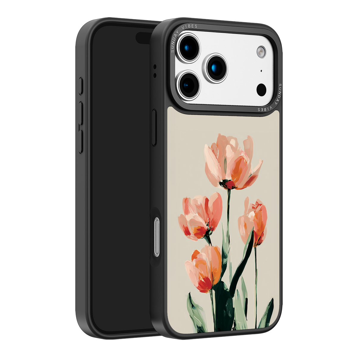 Coral Canvas iPhone Case