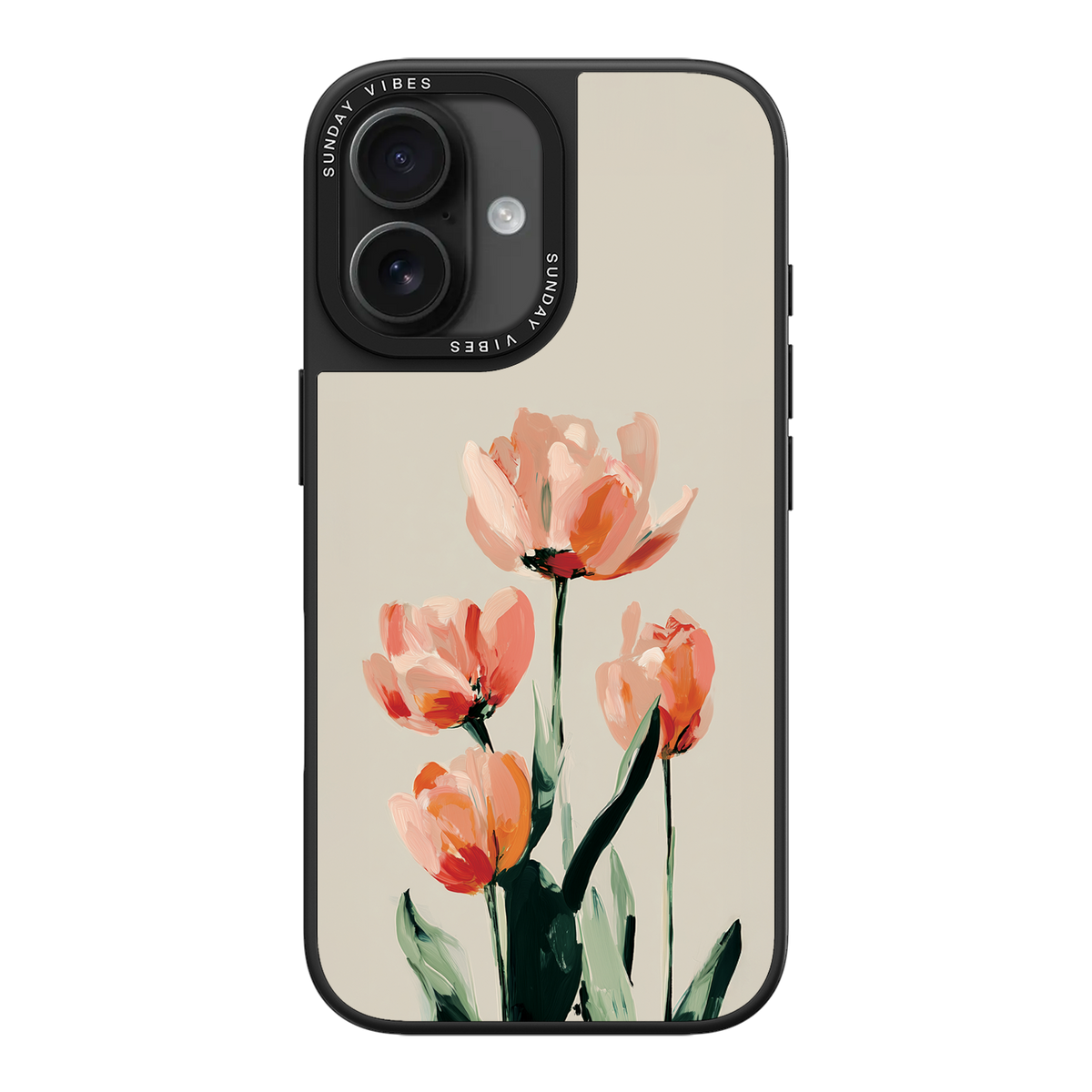 Coral Canvas iPhone Case