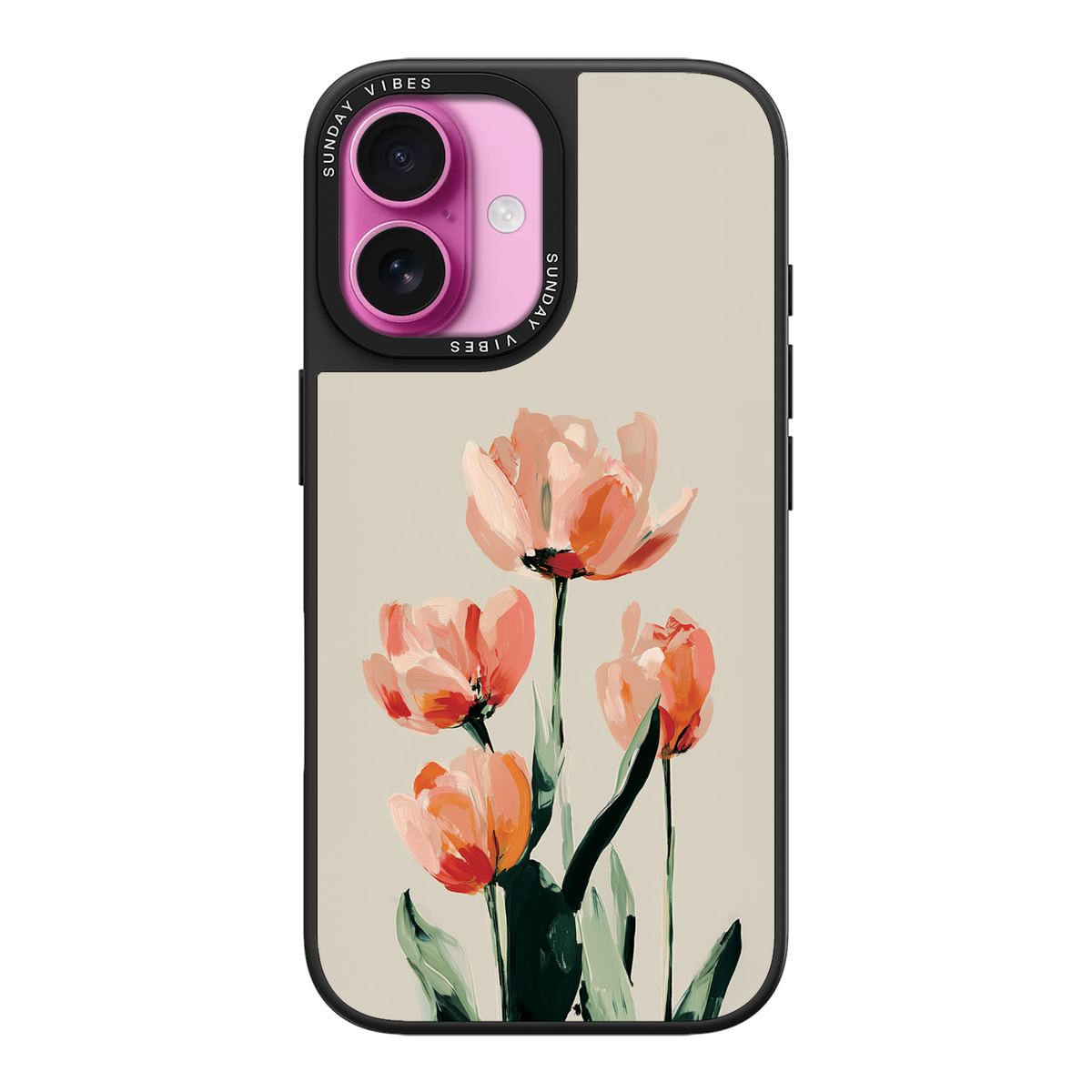 Coral Canvas iPhone Case