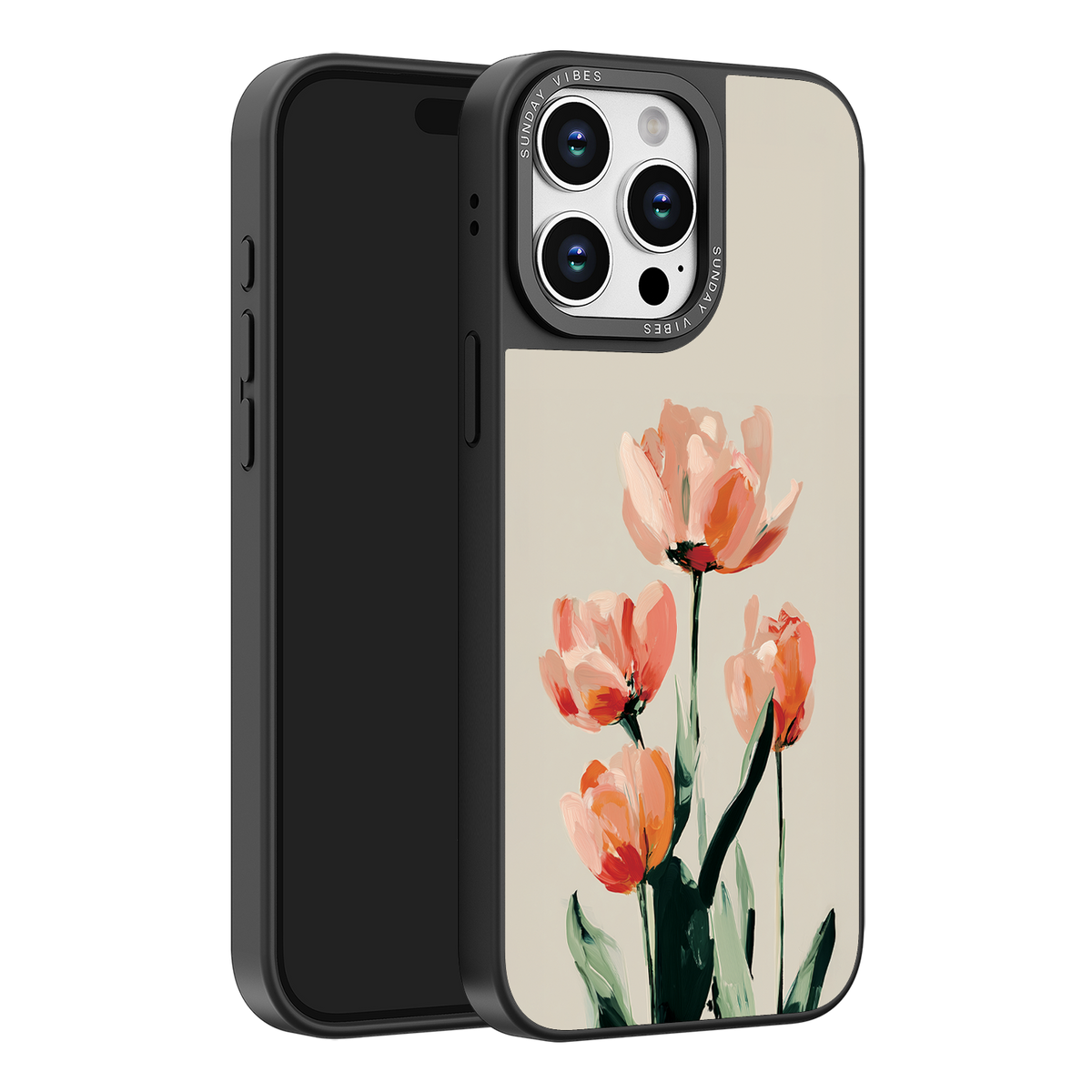 Coral Canvas iPhone Case