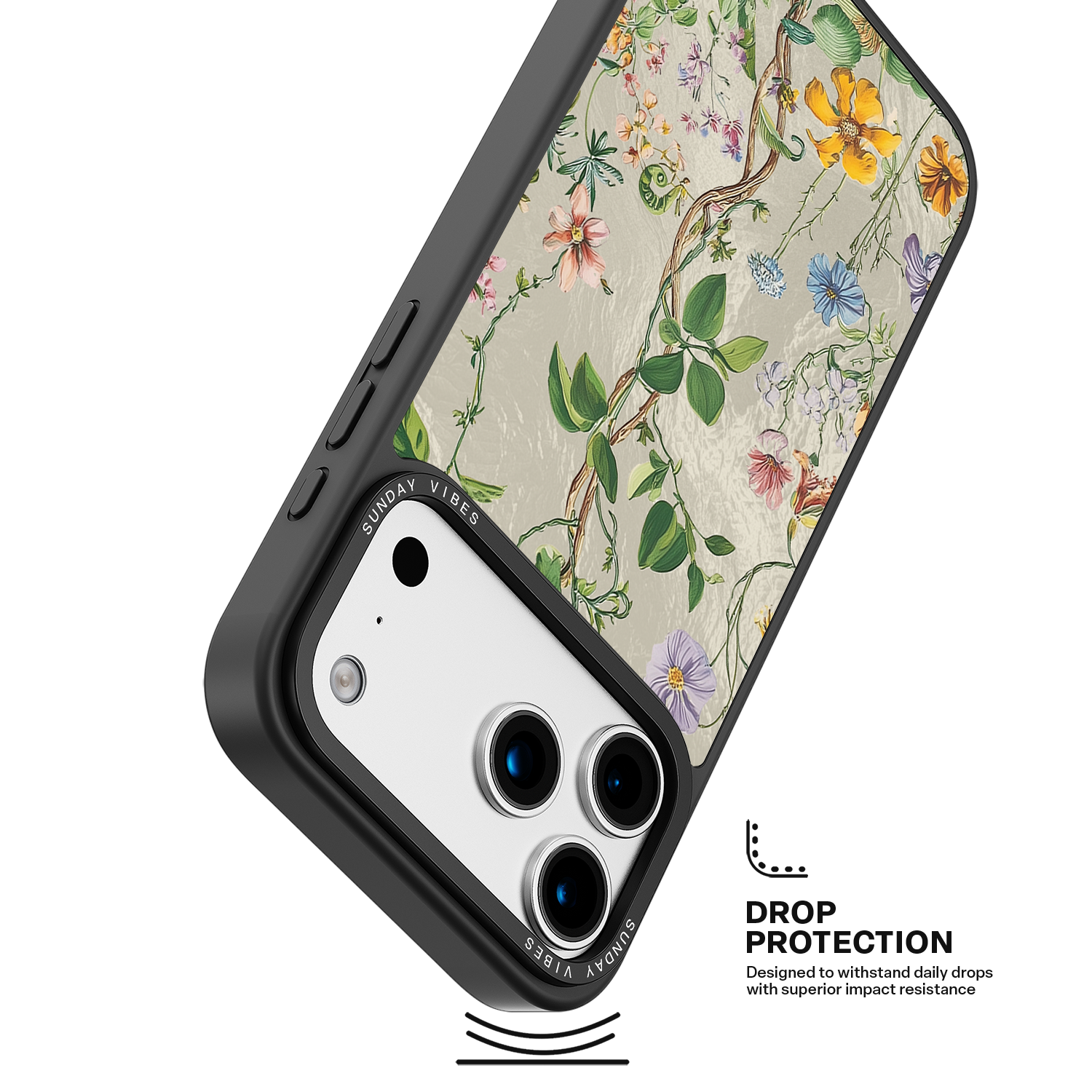 Silver Vine iPhone Case