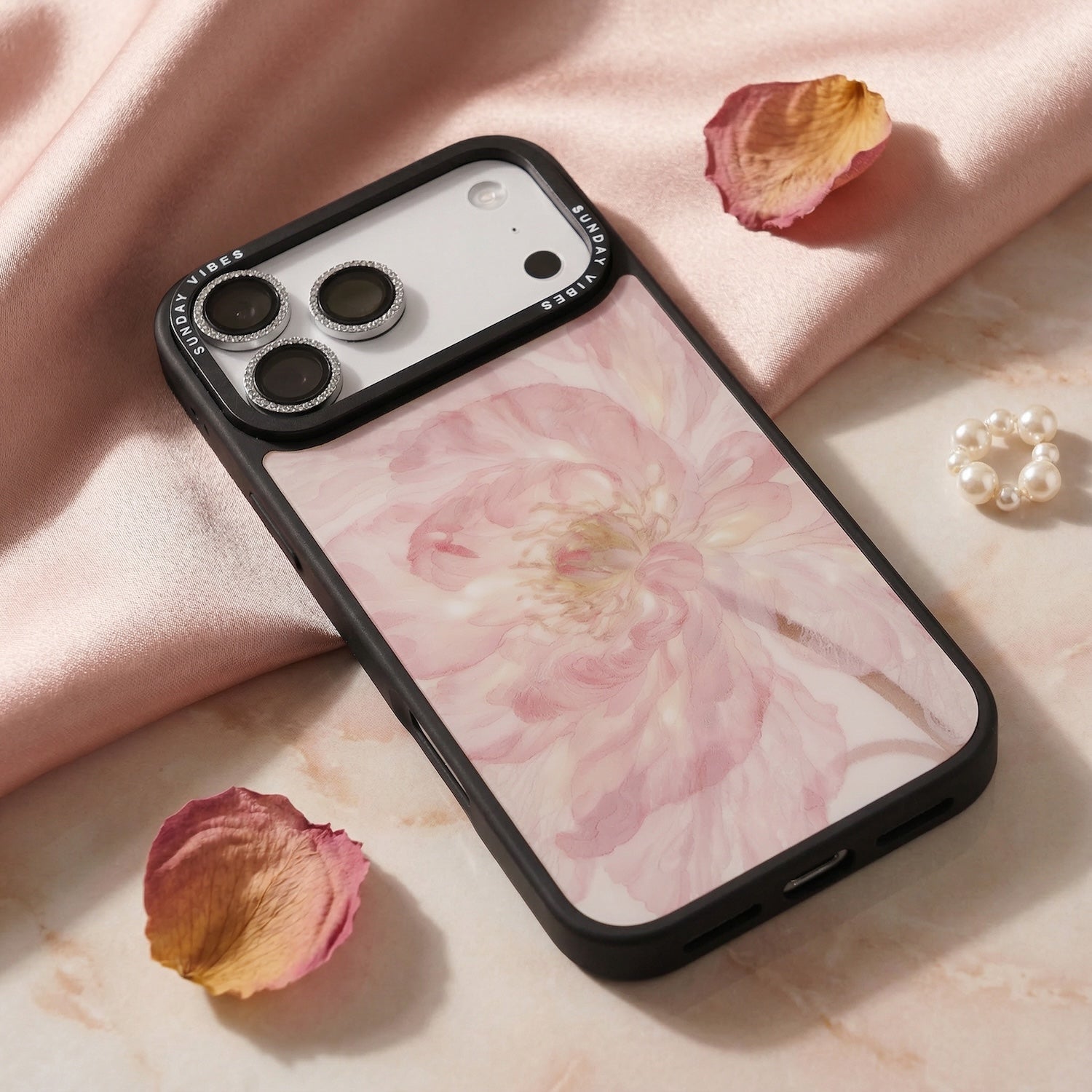Pale Peony iPhone Case
