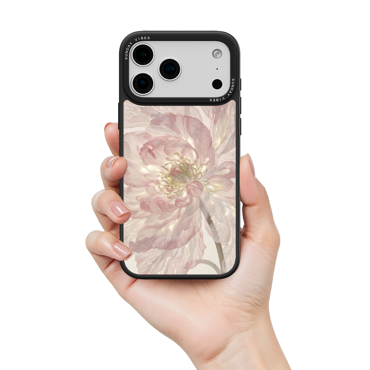 Pale Peony iPhone Case