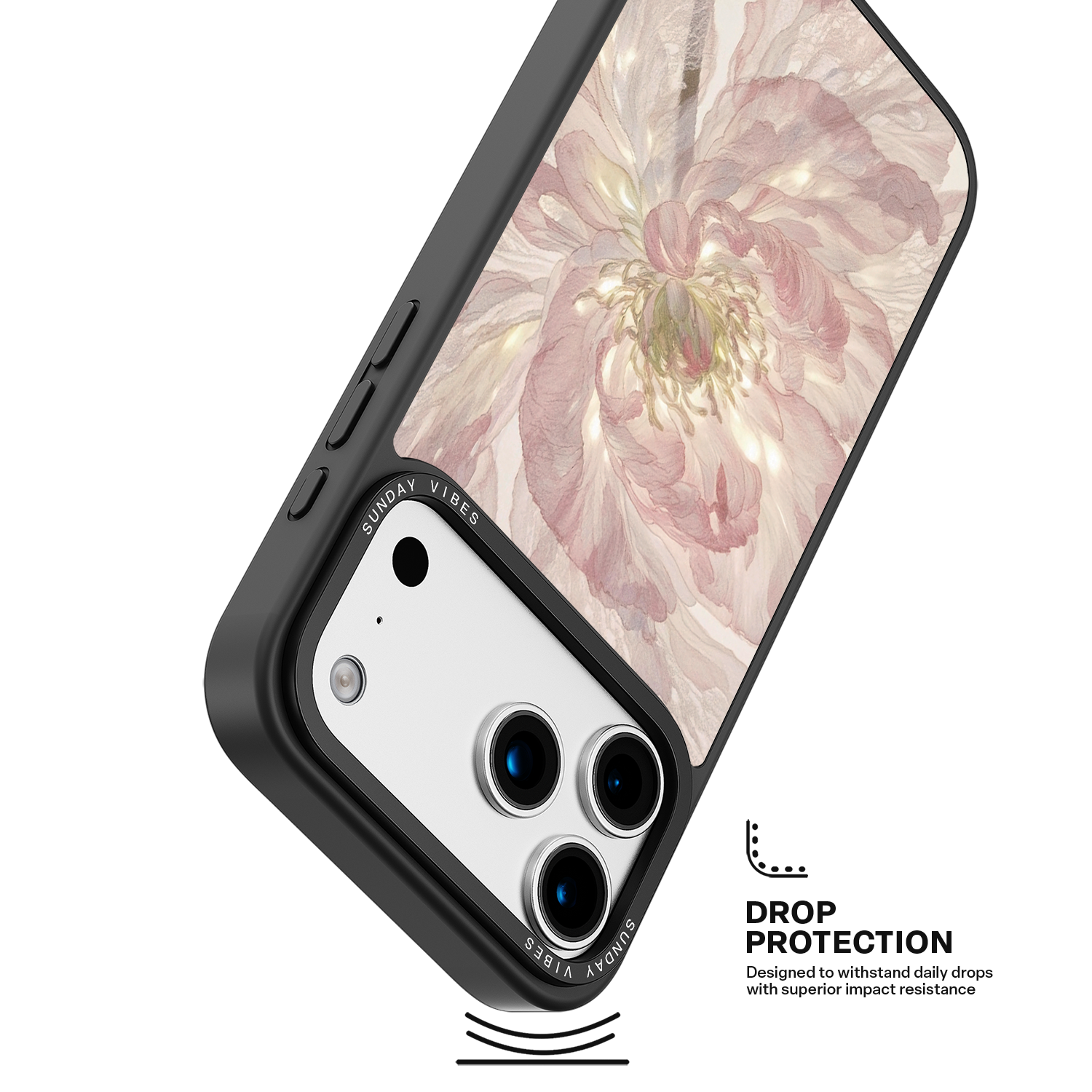 Pale Peony iPhone Case