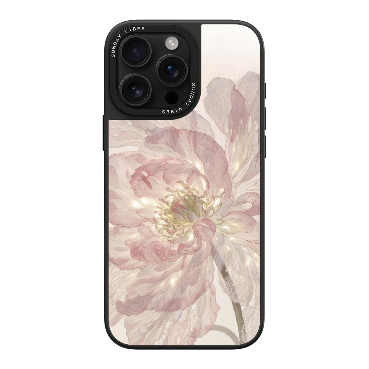 Pale Peony iPhone Case