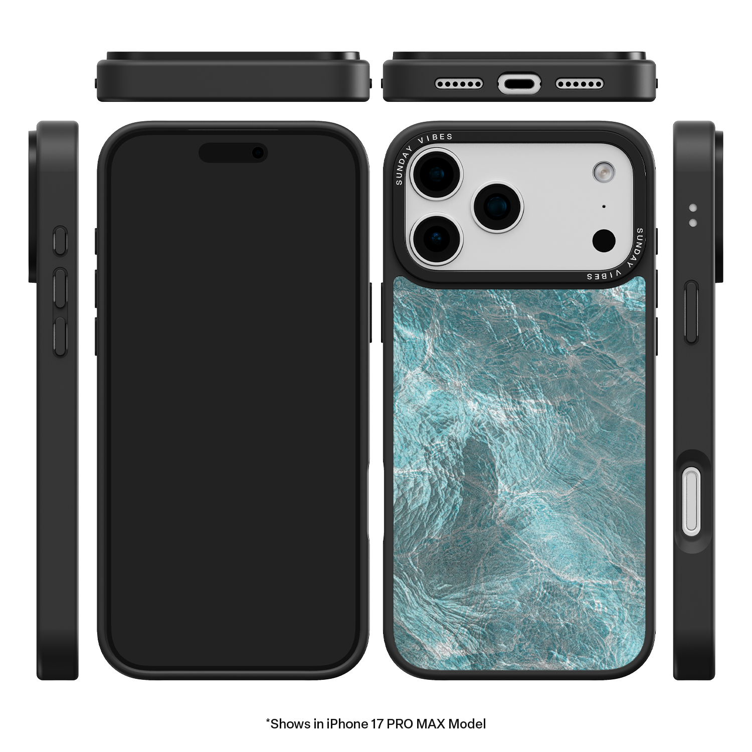 Teal Tides iPhone Case