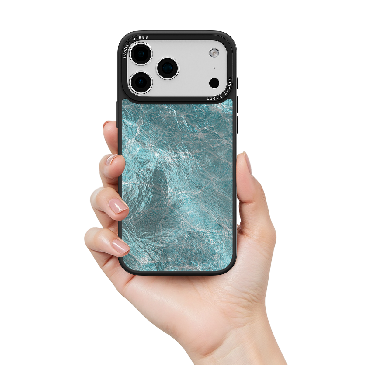 Teal Tides iPhone Case