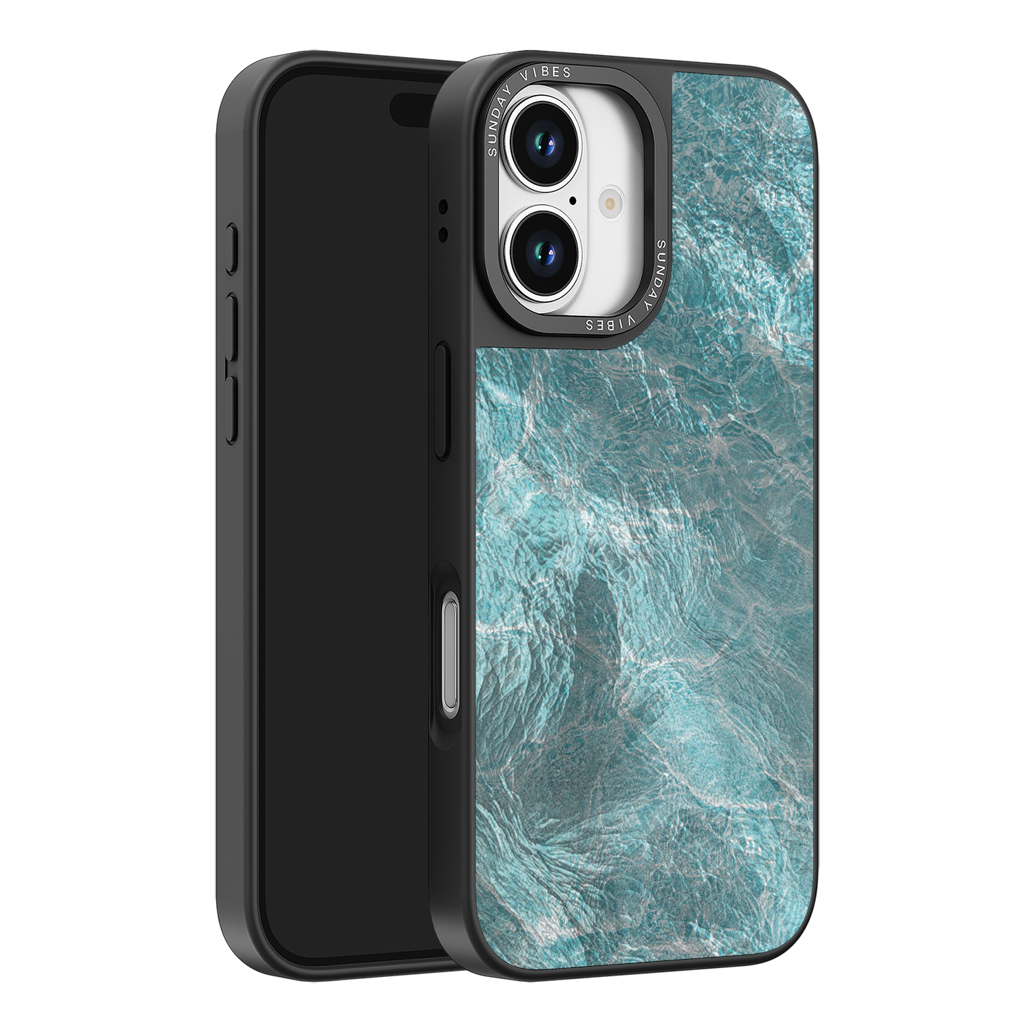 Teal Tides iPhone Case