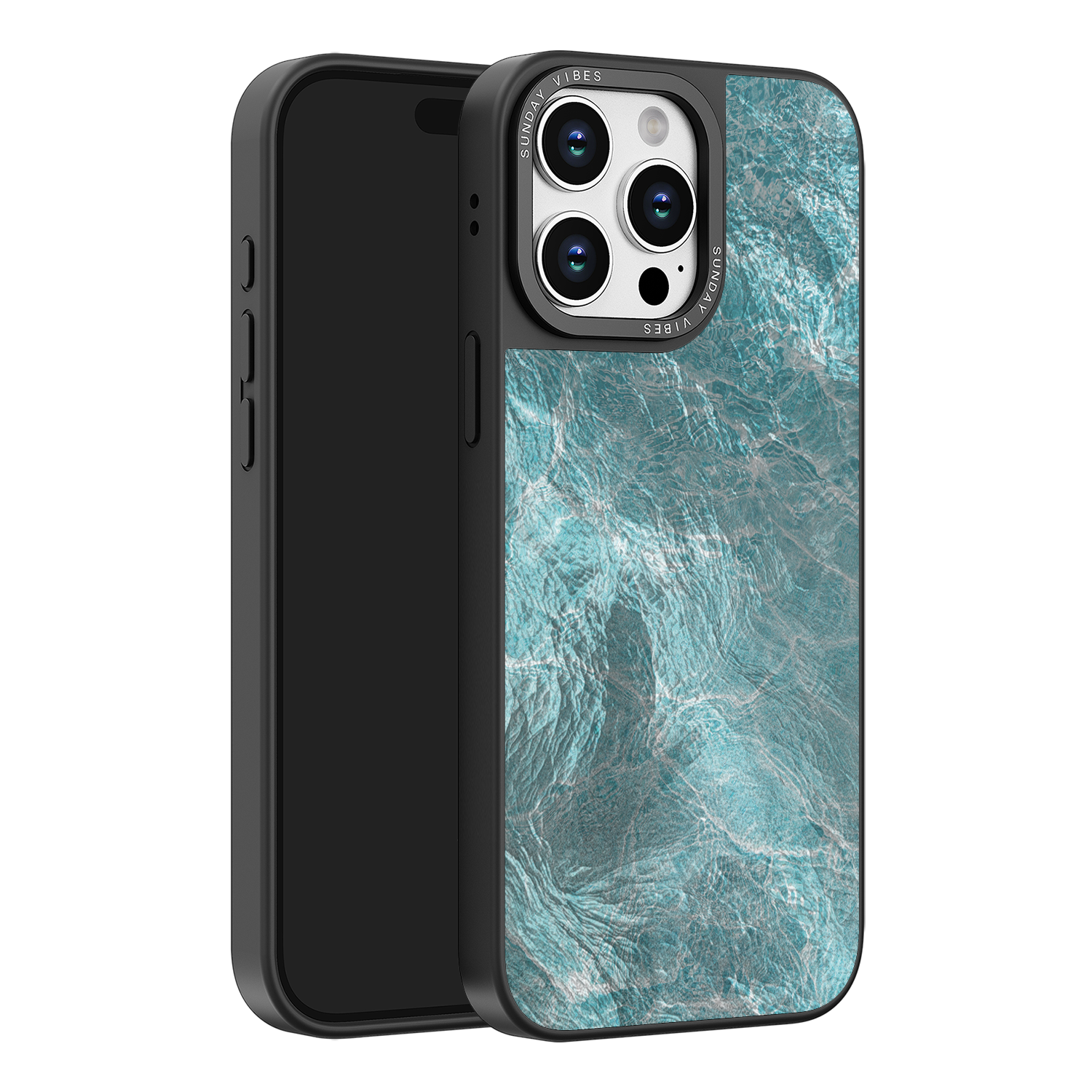 Teal Tides iPhone Case