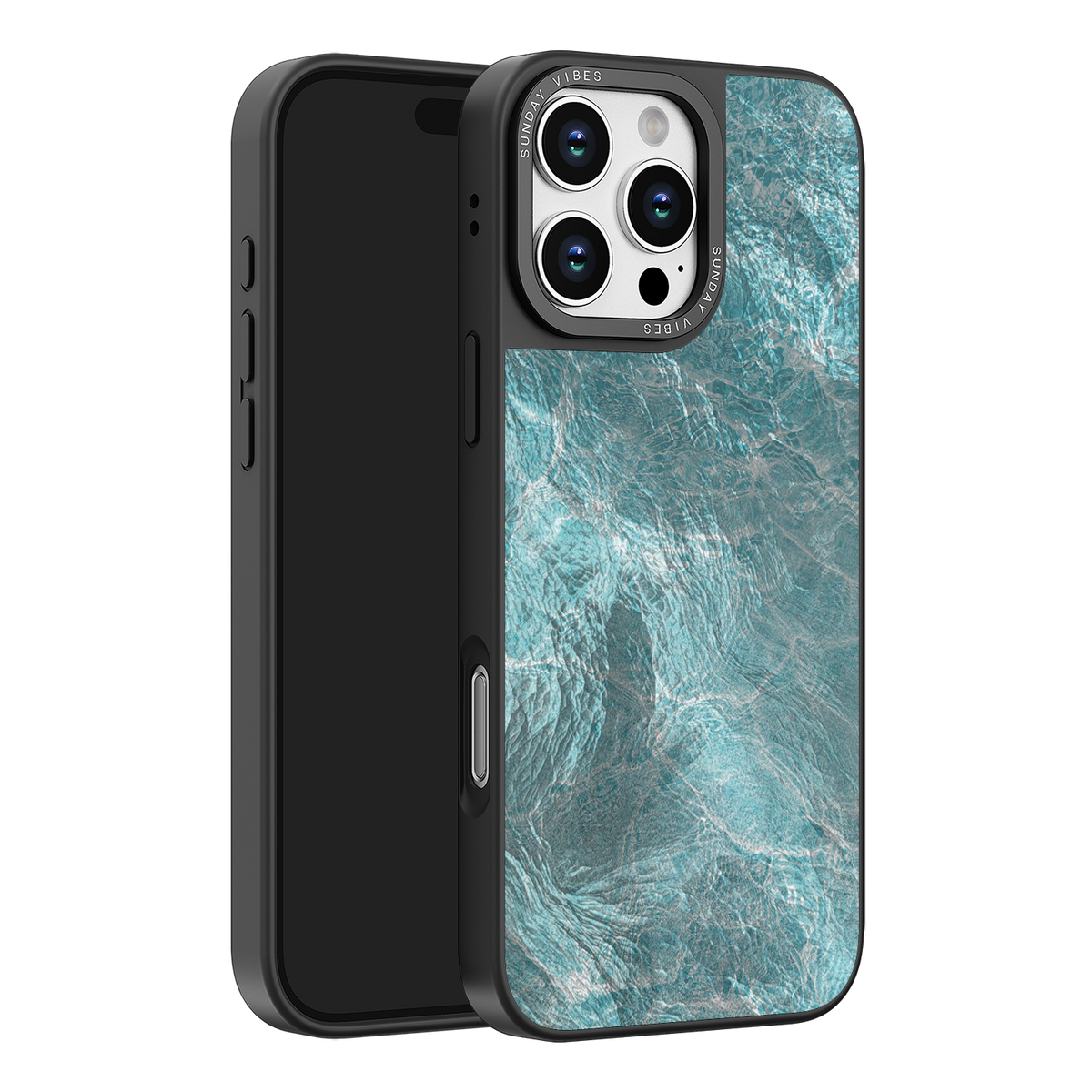 Teal Tides iPhone Case