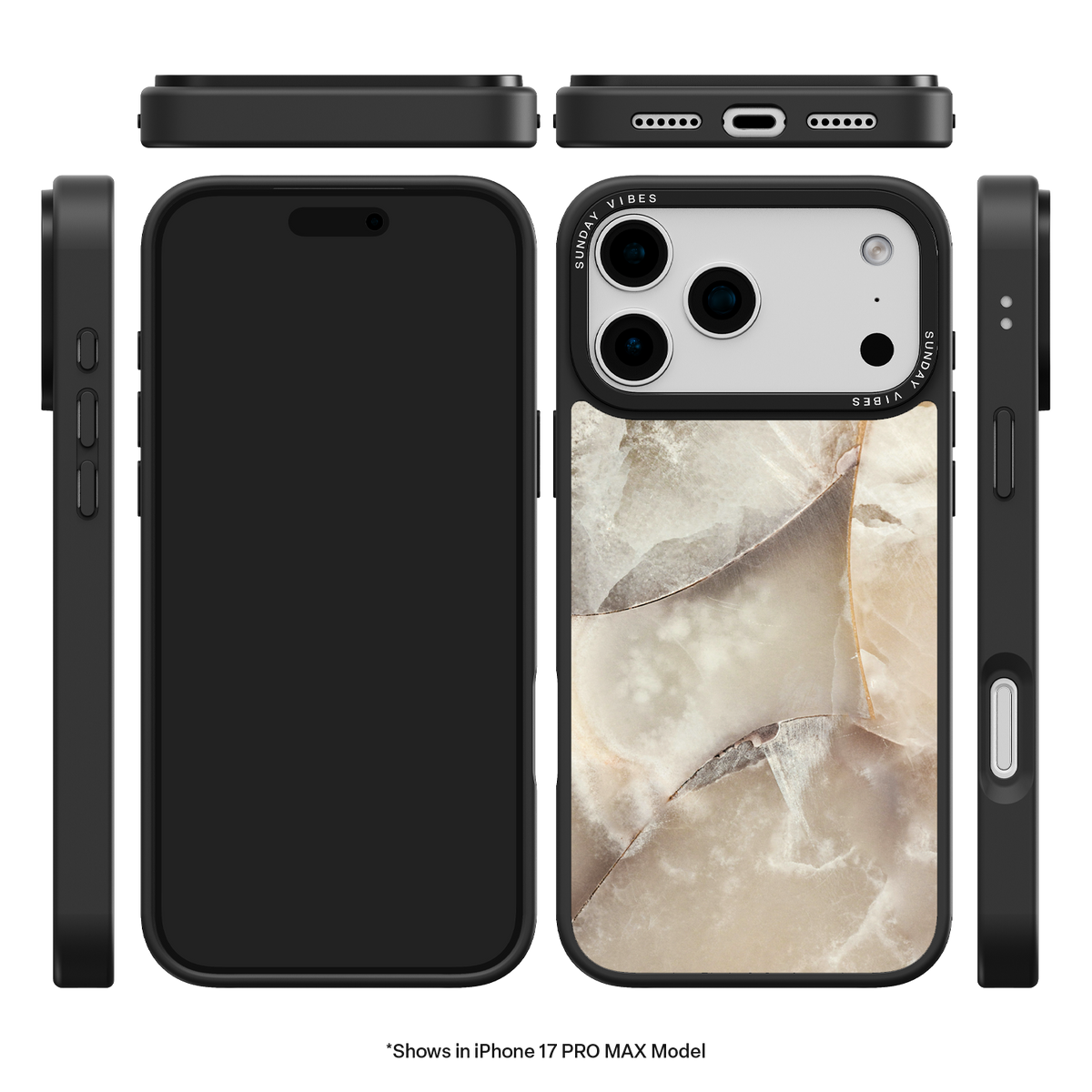 Alabaster Whirl iPhone Case