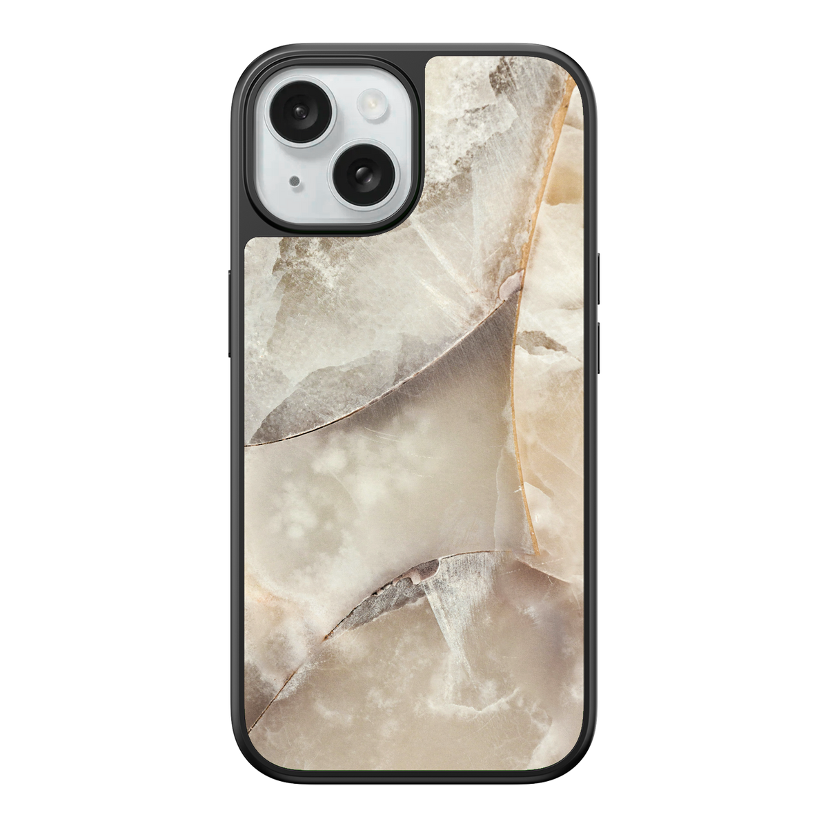 Alabaster Whirl iPhone Case