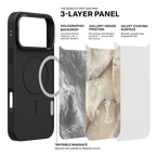 Alabaster Whirl iPhone Case