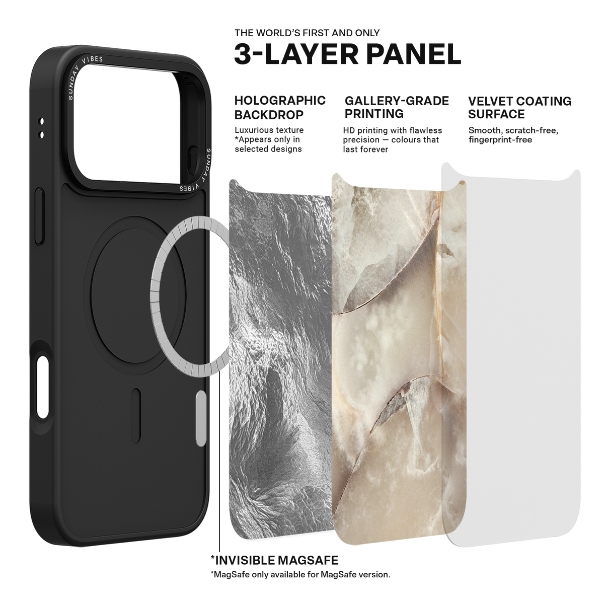 Alabaster Whirl iPhone Case