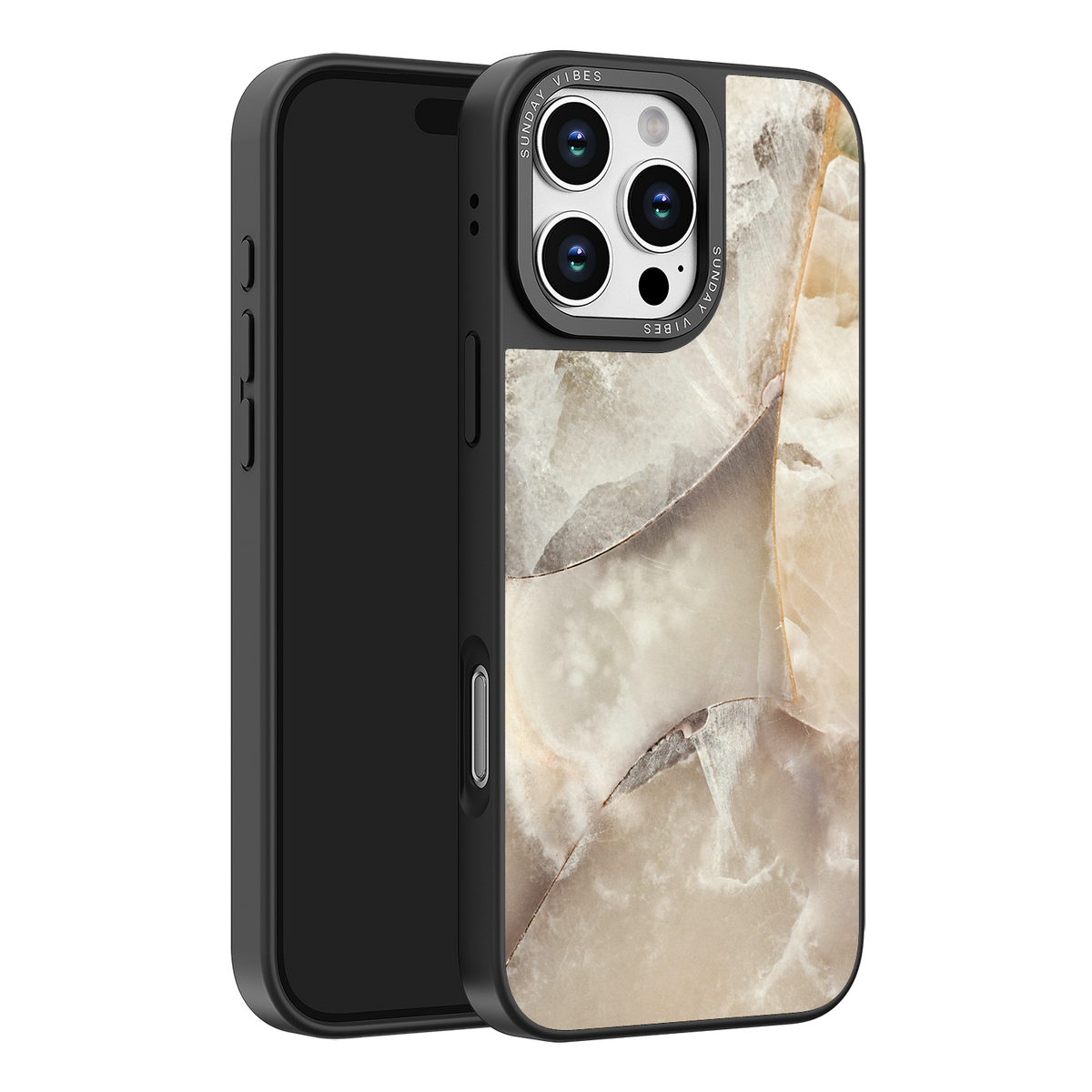 Alabaster Whirl iPhone Case