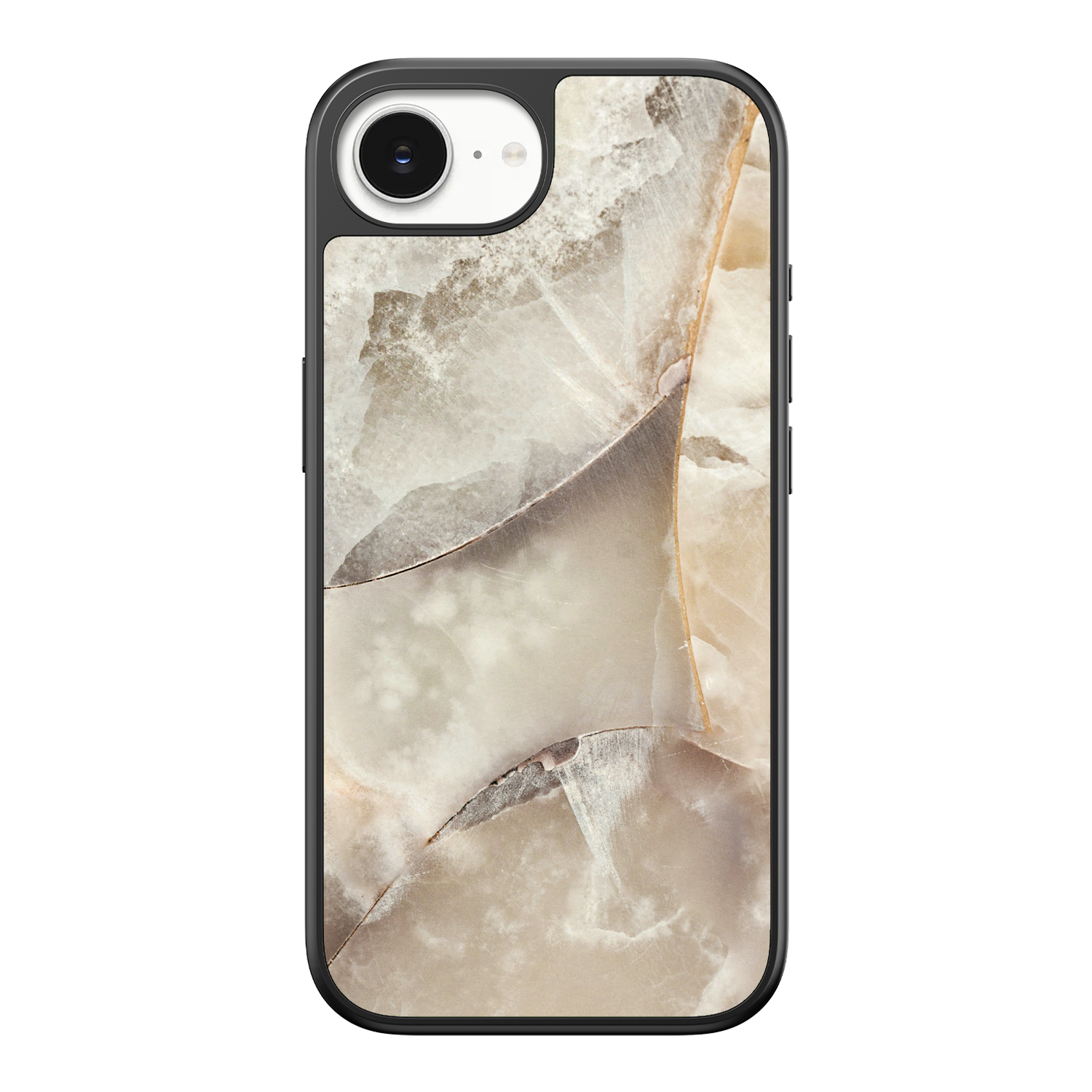 Alabaster Whirl iPhone Case