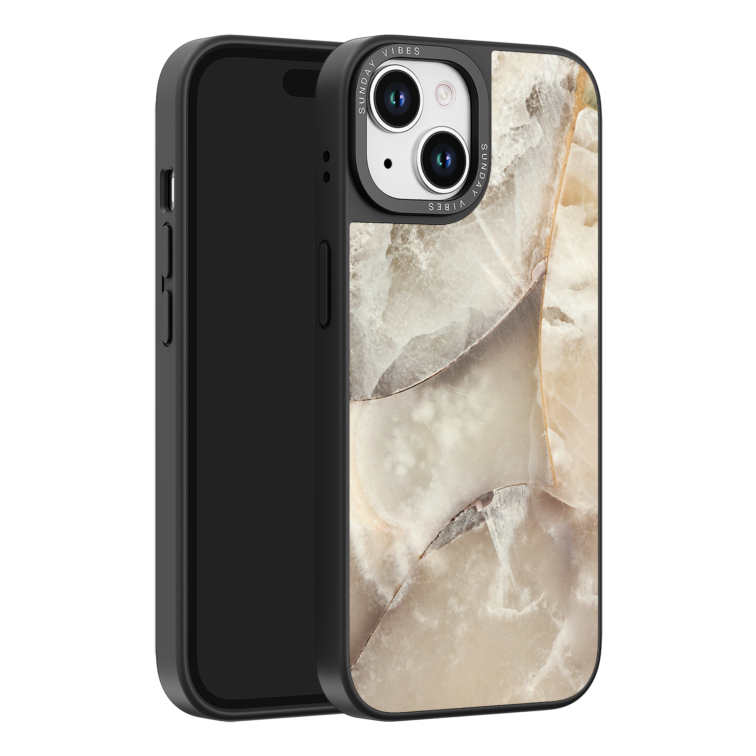 Alabaster Whirl iPhone Case