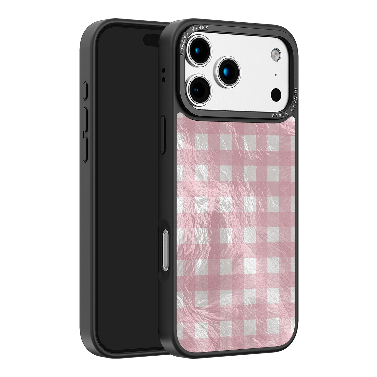 Bubblegum Check iPhone Case