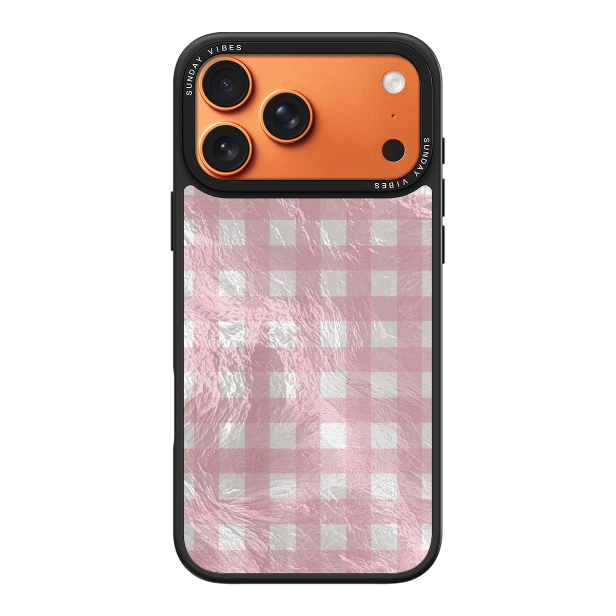 Bubblegum Check iPhone Case
