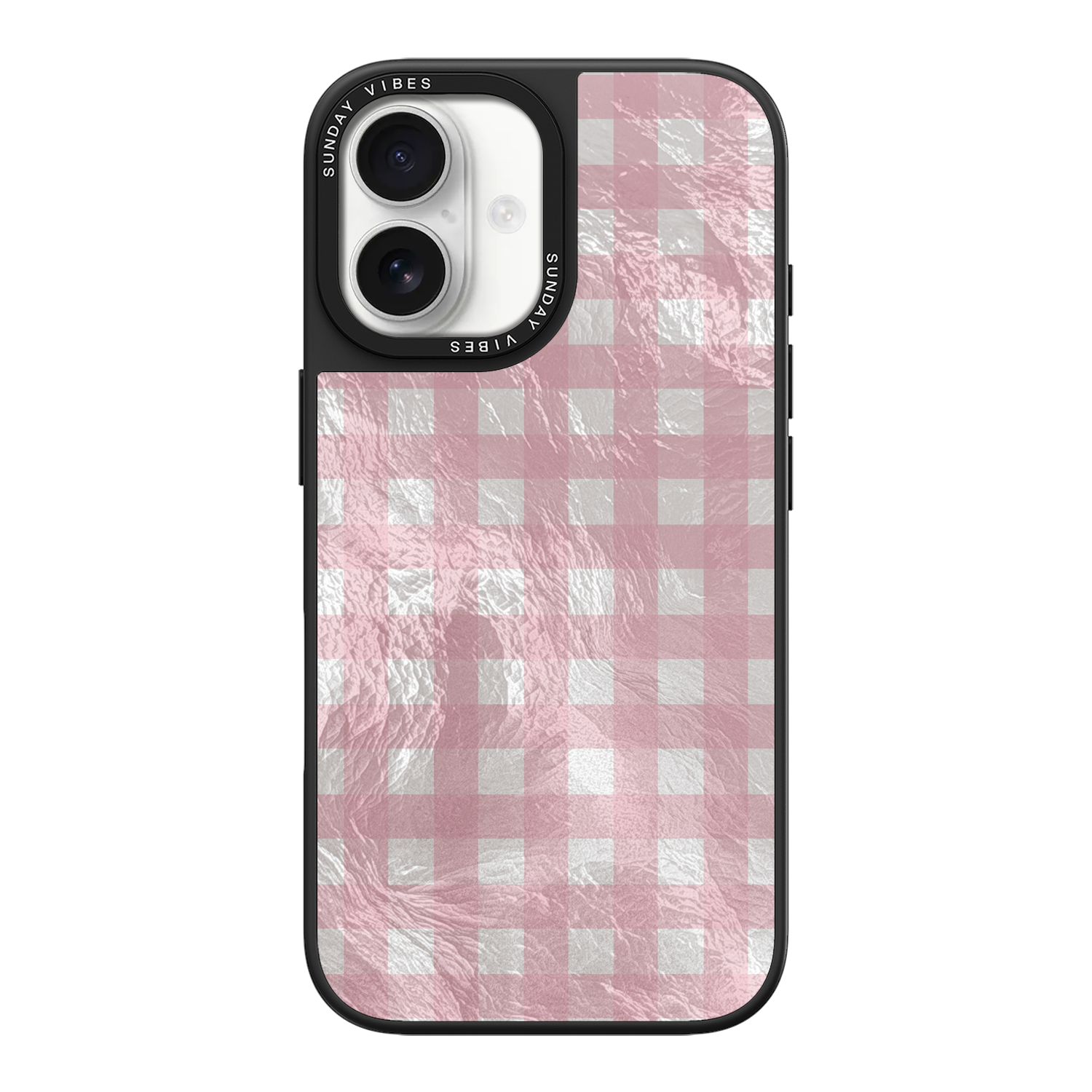 Bubblegum Check iPhone Case