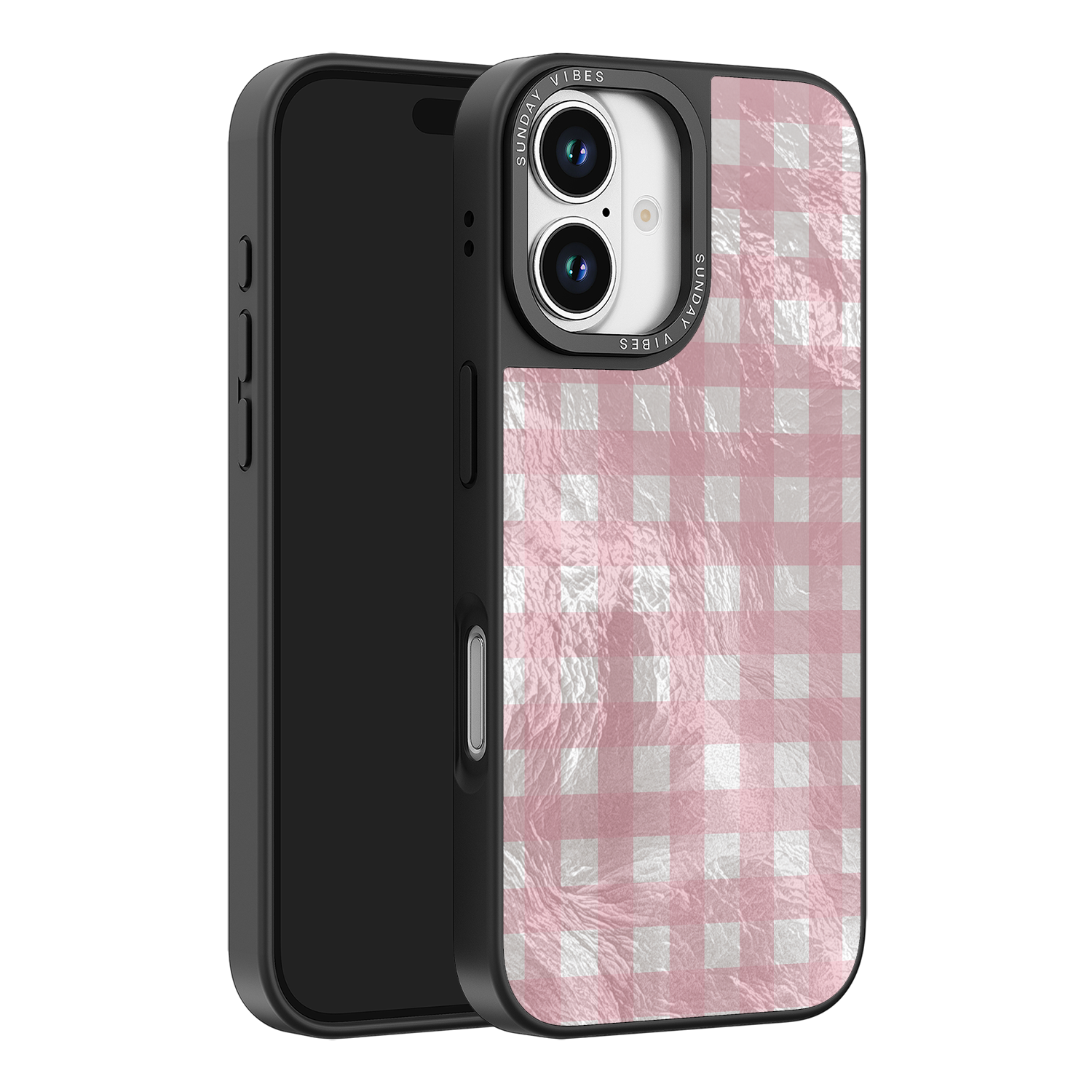 Bubblegum Check iPhone Case