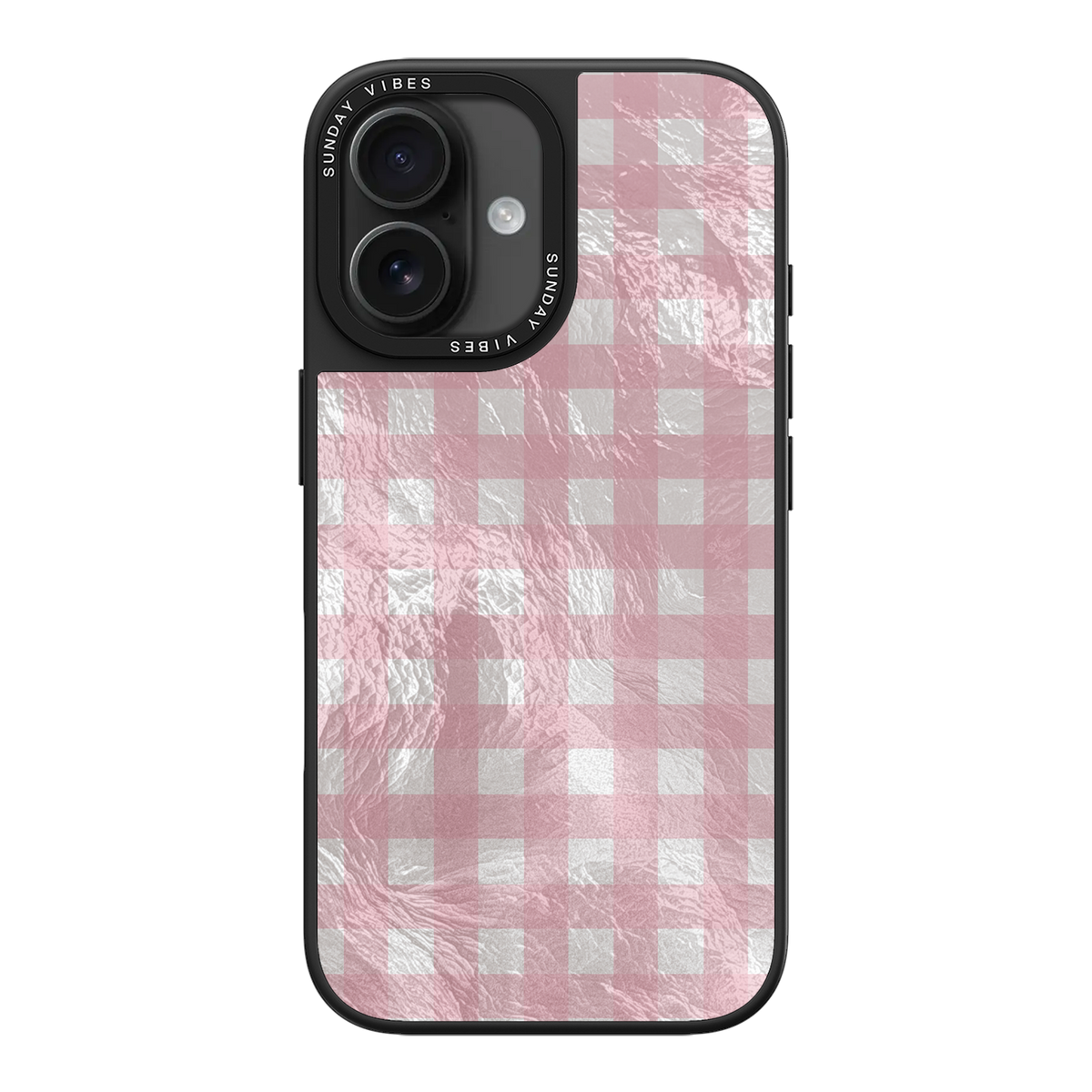 Bubblegum Check iPhone Case