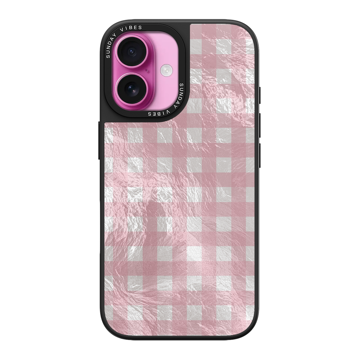 Bubblegum Check iPhone Case