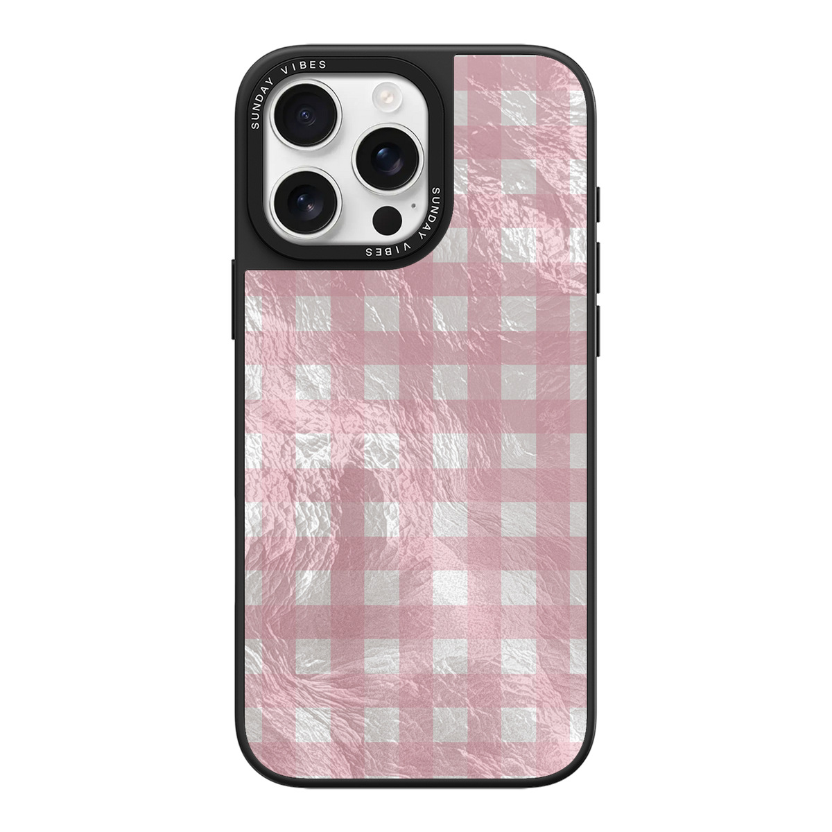 Bubblegum Check iPhone Case